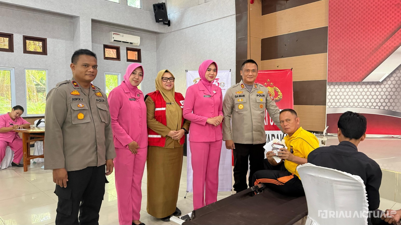 Kapolres Rohil: Donor Darah Bentuk Kepedulian Nyata Polri untuk Kemanusiaan