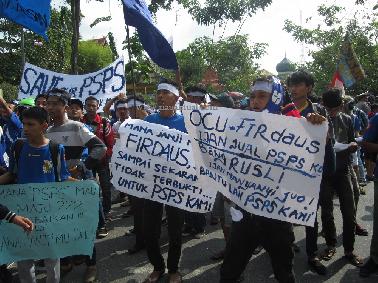 Suporter PSPS Minta Perhatian Walikota Pekanbaru