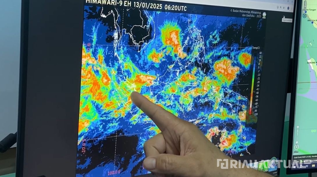Hujan Berpotensi Terjadi di Sejumlah Wilayah di Riau, Siang Hari Diprediksi Panas Terik