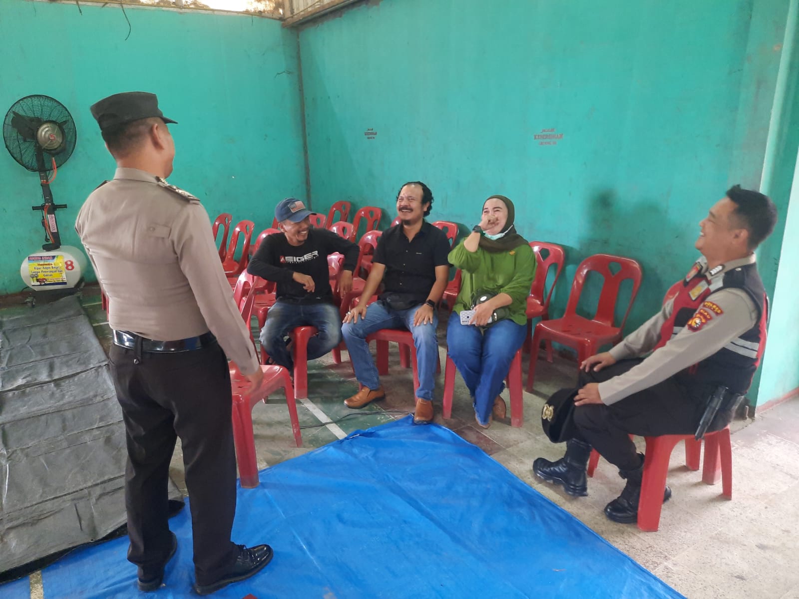 Polsek Minas Gelar Cooling System, Ajak Warga Jaga Ketertiban Menjelang Pilkada Serentak