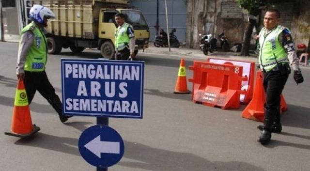 Berikut pengalihan arus lalu lintas Pekanbaru di malam tahun baru