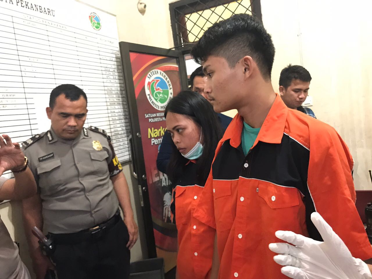 Tersangka Pembunuh Lalu Mengubur Nenek Tiamah Didalam Kamar Dibekuk Unit Reskrim Pekanbaru