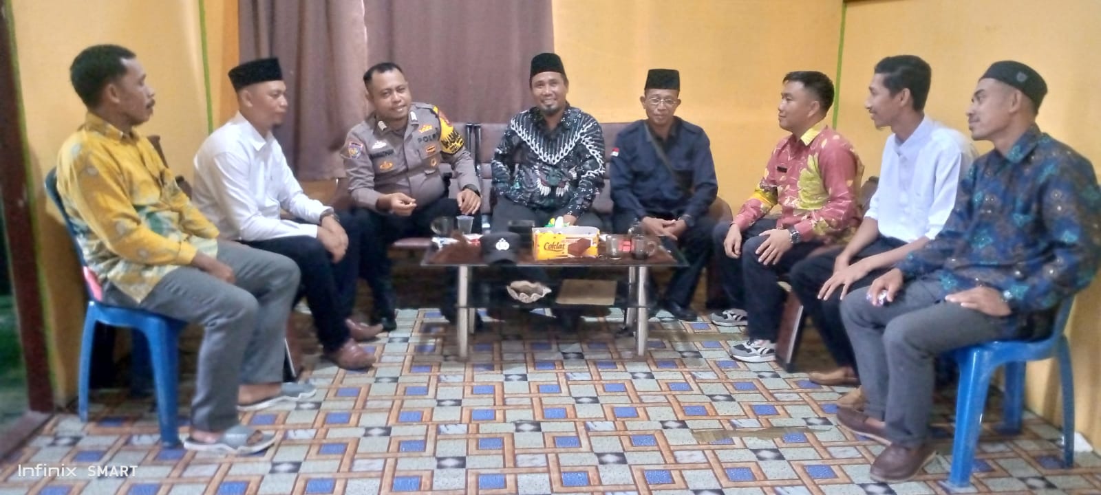 Polsek Pelangiran di Inhil Sasar Perangkat Desa Ciptakan Pemilu Damai 2024