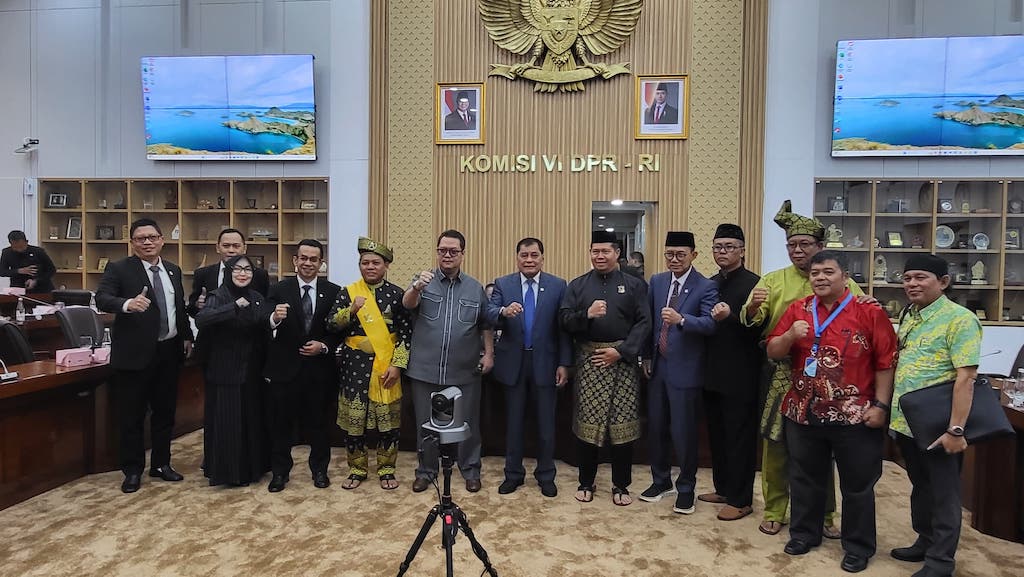 Di Depan Komisi VI DPR, Masyarakat Adat Melayu Tuntut Keadilan atas Kasus Perobohan Hotel Purajaya Batam