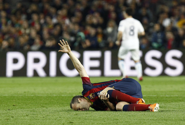 Duh, Barcelona Akan tanpa Iniesta di Laga Krusial Nanti!