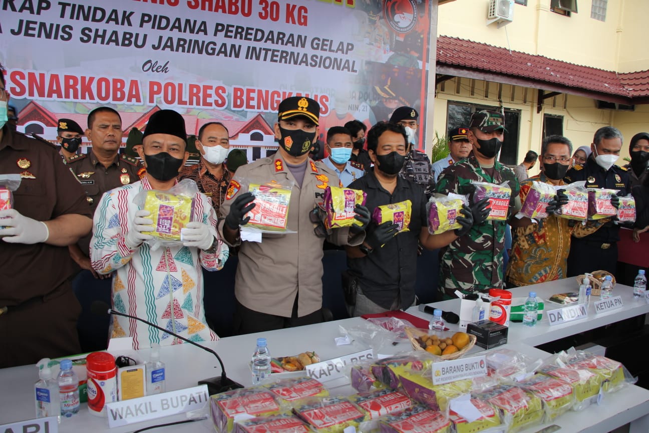 30 Kilo Shabu Jenis Baru Jaringan Internasional Dimusnahkan
