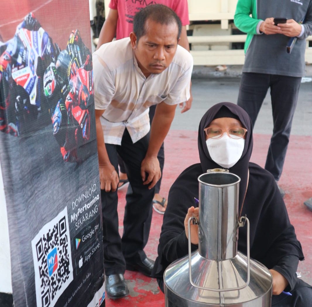Jelang Nataru, Disperindag Cek Takaran SPBU di Pintu Keluar Masuk Pekanbaru
