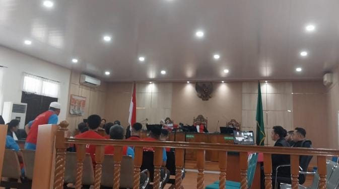Jaksa Tuntut 12 Terdakwa Kerusuhan di PT SSL Siak Penjara 3 hingga 5 Tahun