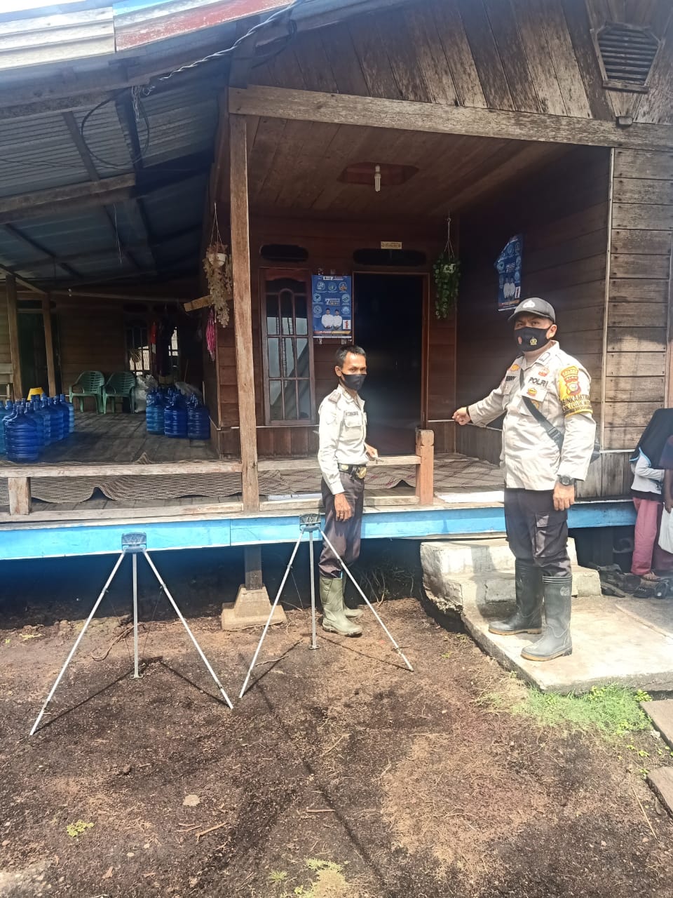 Polsek Teluk Meranti Periksa Penerapan Prokes Dilokasi Kampanye