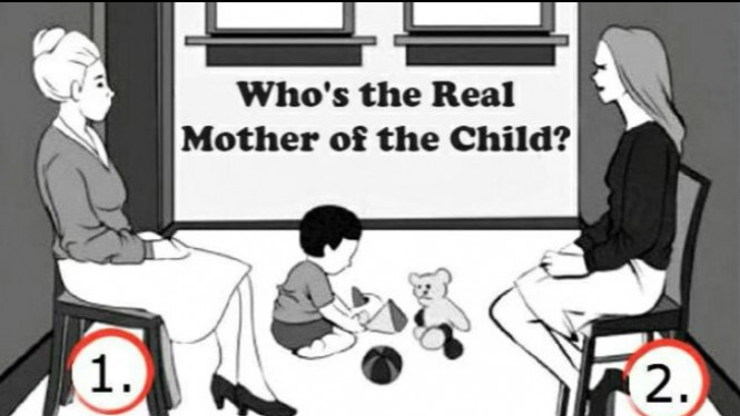 Tes Kepribadian, Mana Ibu Sebenarnya dari Anak pada Gambar Ini?