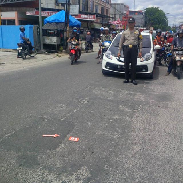 Nasabah Bank BNI di Pekanbaru Mandi Darah Dibacok Kawanan Perampok