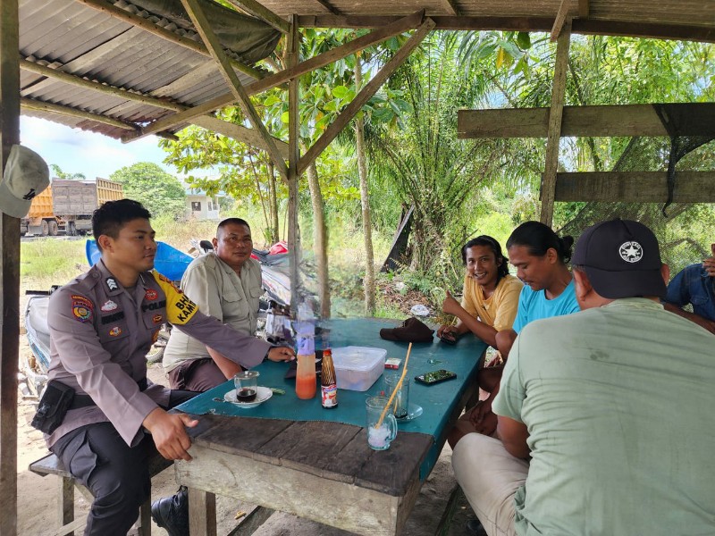 Polsek Bangko Pusako Laksanakan Cooling System untuk Ciptakan Pilkada Damai 2024 di Bangko Mukti