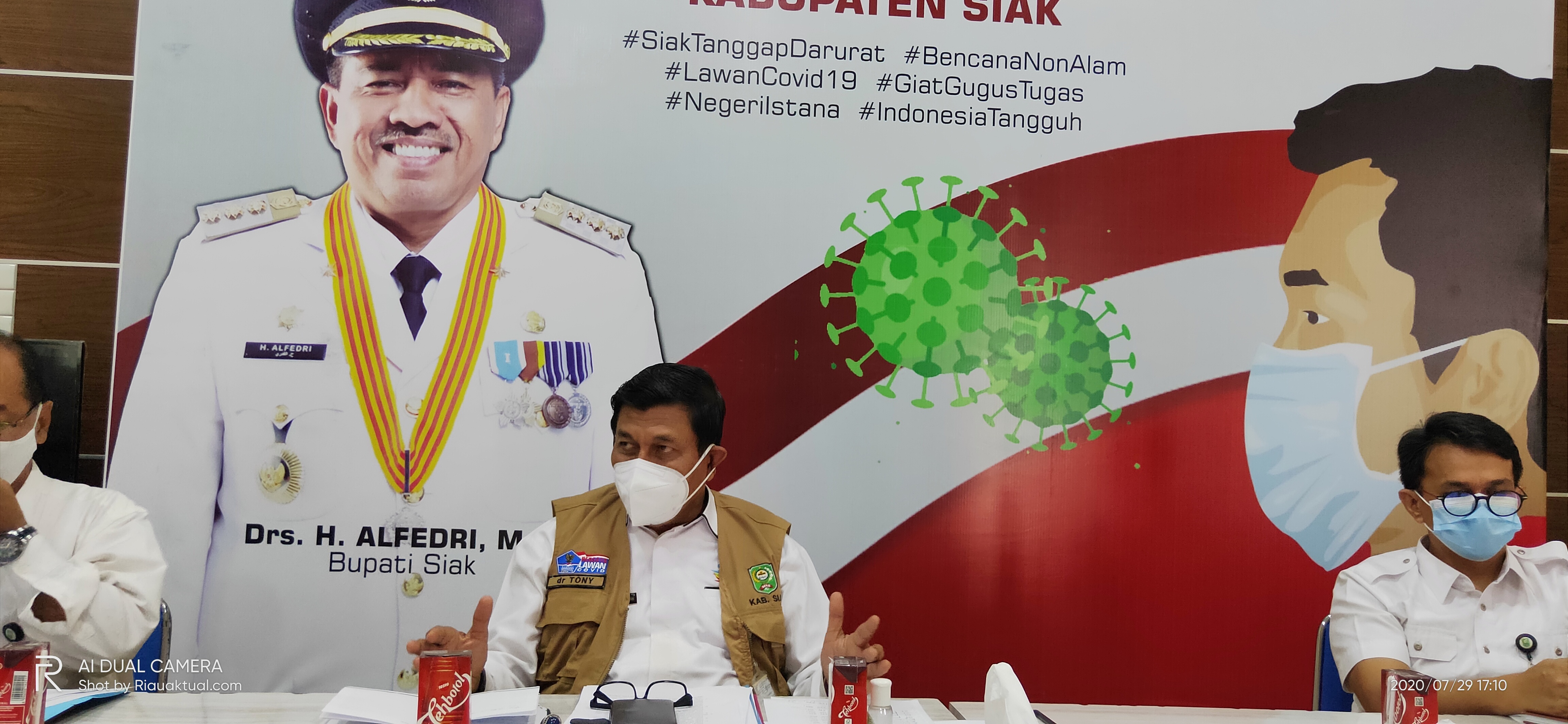 Kasus Positif Covid-19 Cluster Disdikbud Siak Kembali Bertambah 3 Orang