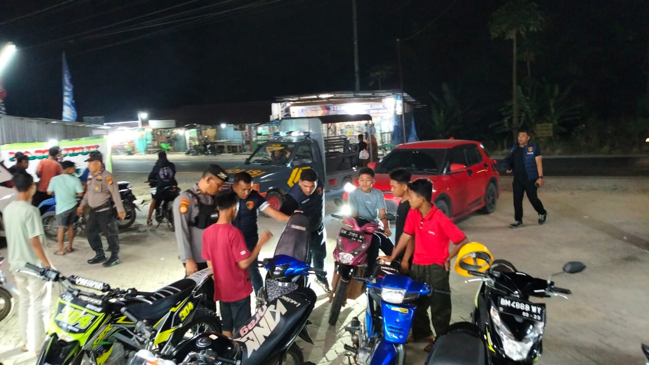 Polsek Bangko Pusako Gelar Patroli KRYD untuk Cegah Aksi Premanisme di Titik Rawan