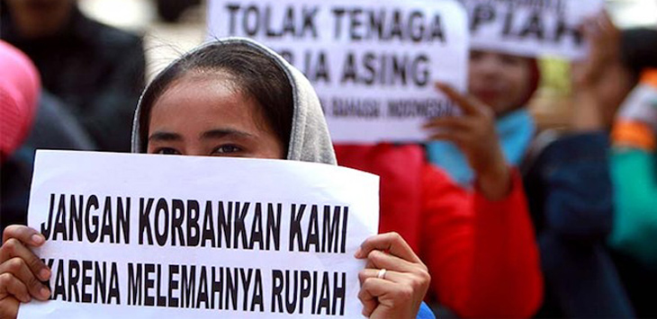 Setelah Mengepung Istana, Massa May Day Deklarasi Dukung Prabowo