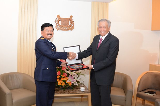 Panglima TNI Dianugerahi Bintang Kehormatan MSM dari Singapura