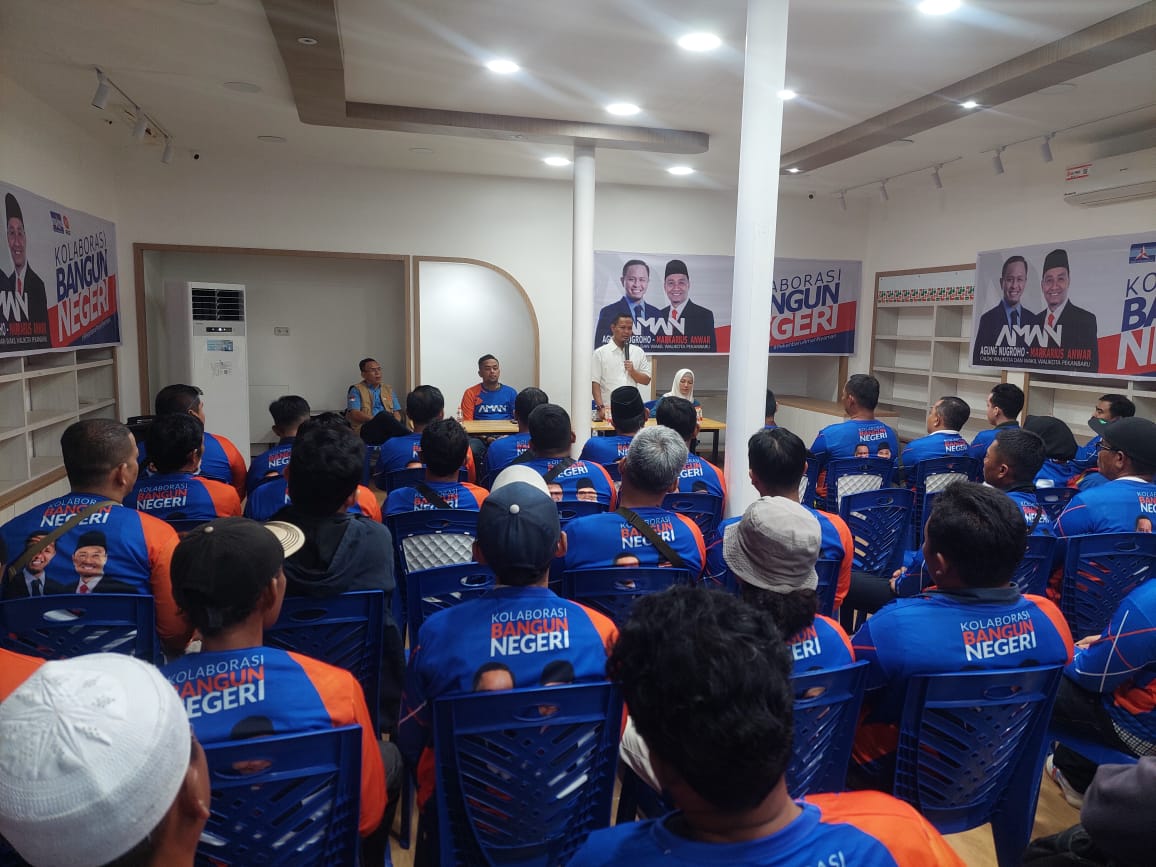 Ratusan Anggota Persaudaraan Pemuda Pekanbaru Dukung Penuh Agung-Markarius di Pilkada 2024