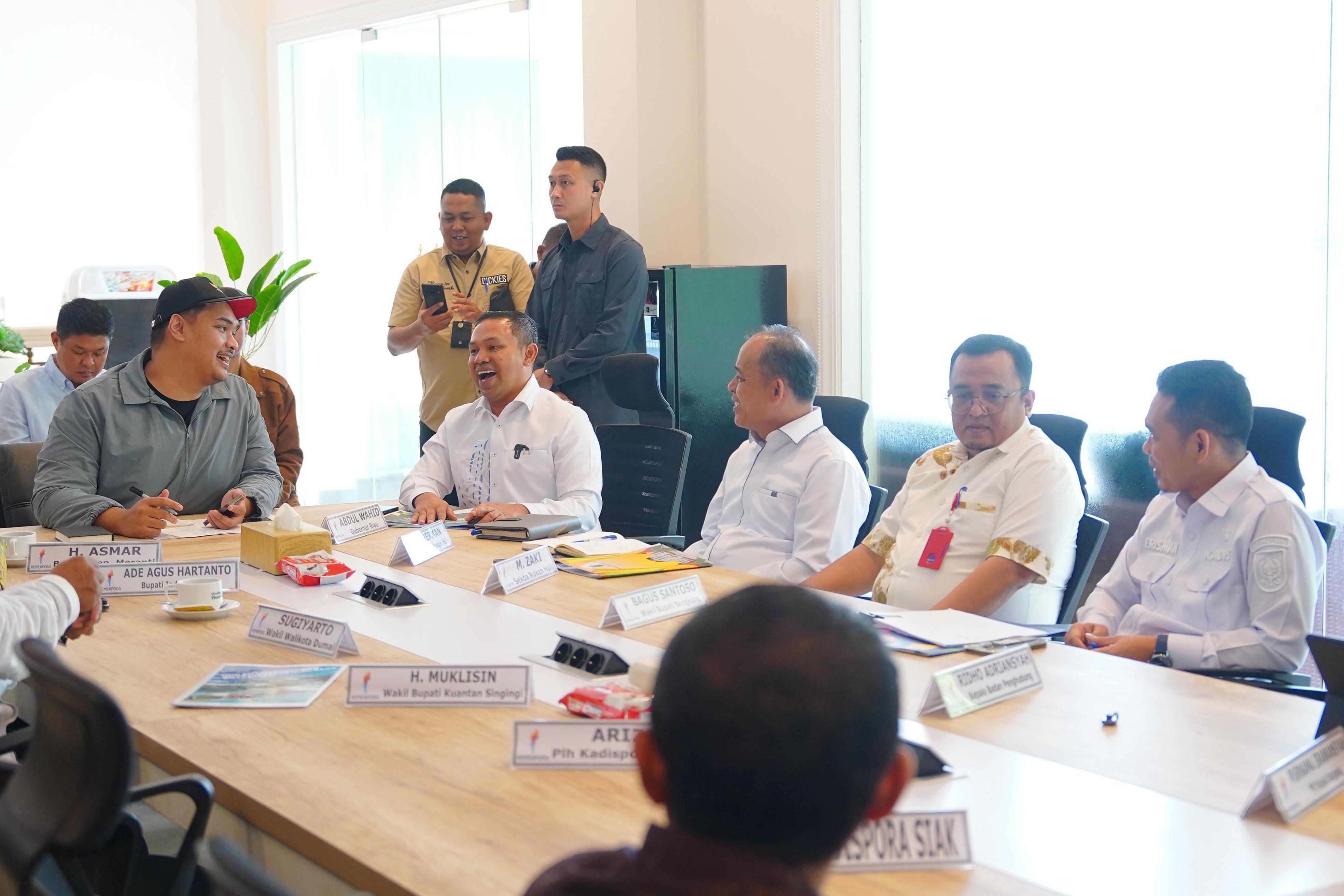 Respon Aspirasi Gubri Wahid, Menpora Dito: Kita Akan Hadirkan Kegiatan Bertaraf Nasional dan Internasional di Riau