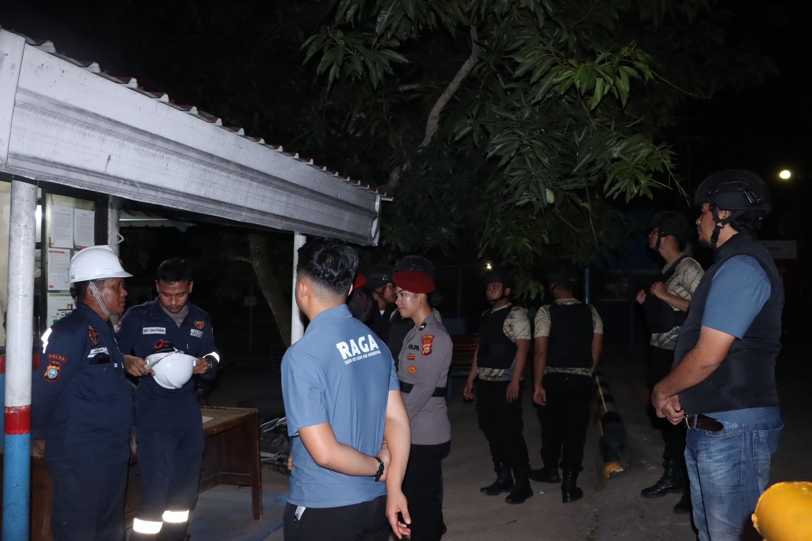 Tim RAGA Polres Rohil Patroli Malam Berantas Premanisme dan Geng Motor