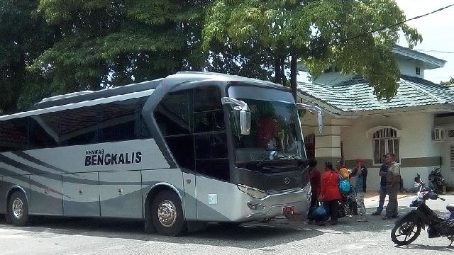 Bus Milik Pemkab Bengkalis Dipakai untuk 
