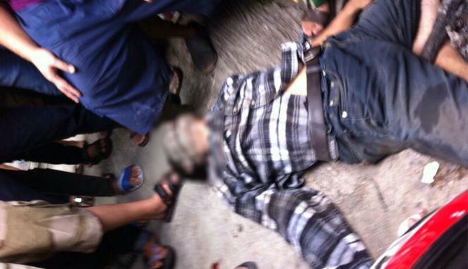 Oknum Polisi di Pekanbaru Lakukan Aksi Jambret, Eh Malah Kena Hajar Sama Korbannya