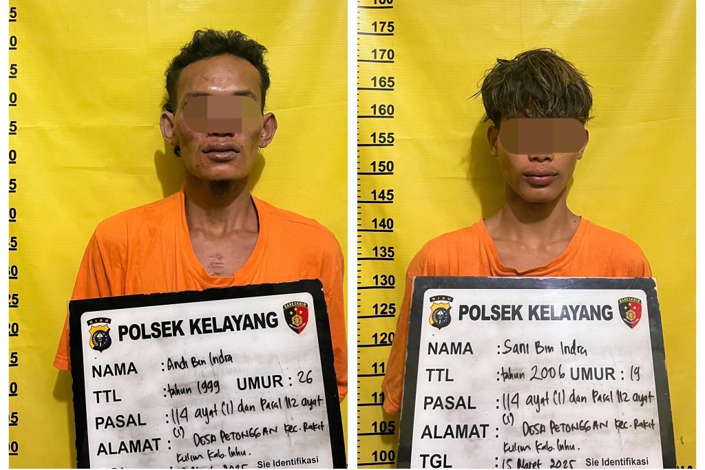Kabur Saat Digerebek, Kakak Beradik Pengedar Narkoba Ditangkap di Sungai
