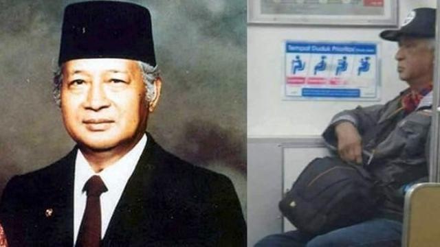 Fotonya Viral, Warganet Penasaran Siapa Sosok Kakek Mirip Soeharto