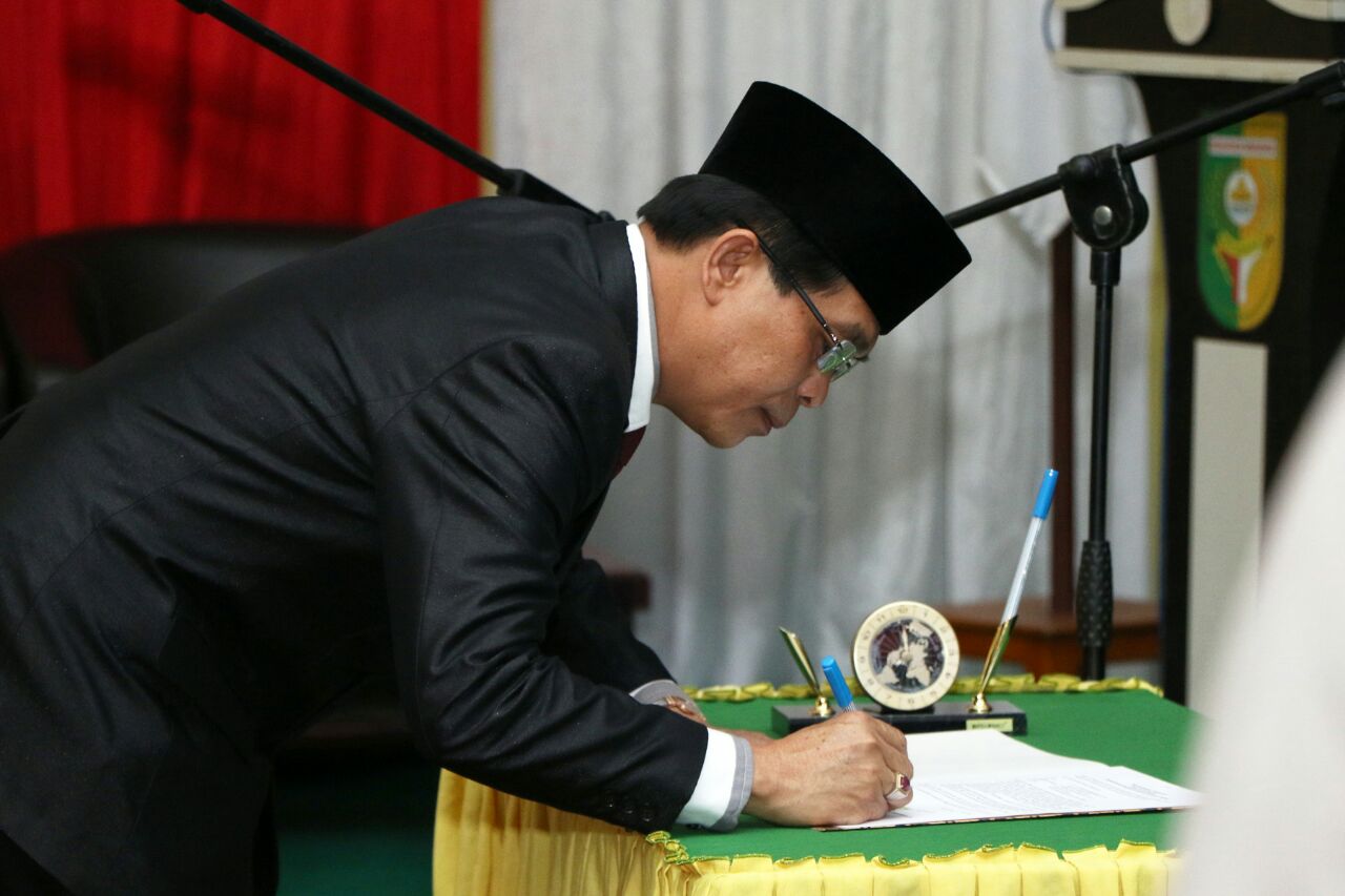 Dianto Mampanini Sekda Kuasing Sampaikan Program Kerja 100 Hari Kedepan