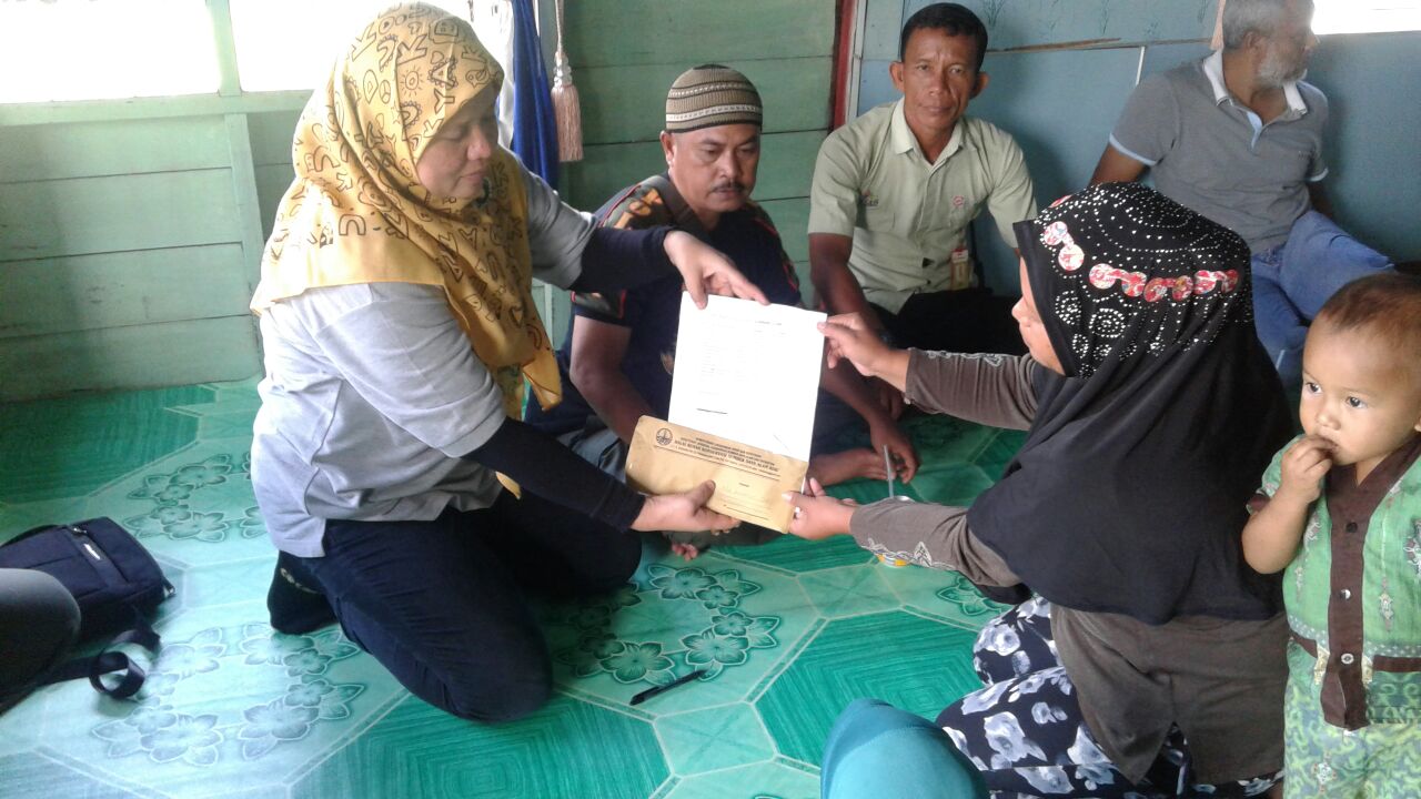 Bantuan Kemanusiaan dari BBKSDA Riau untuk Keluarga Almarhum Yusri