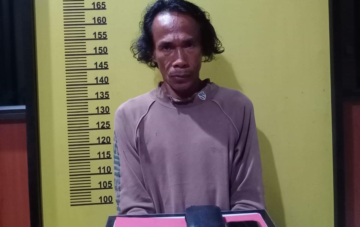 Polsek Pasir Penyu Tangkap Pengedar Sabu di Warung Kelurahan
