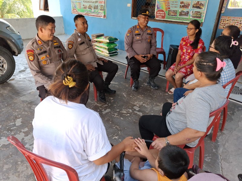 Polsek Minas Ajak Masyarakat dan Pengurus Panti Asuhan Dukung Pilkada Damai