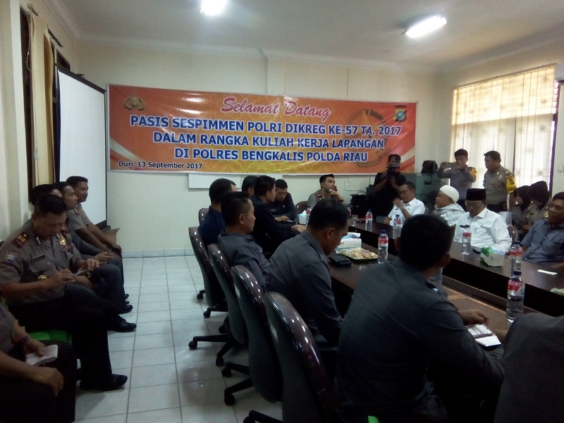 Pasis Sespimmen Polri Dikreg Ke-57 Digelar di Mandau Bengkalis