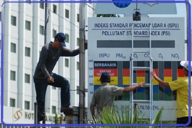 ISPU Simpang SKA Rusak Total