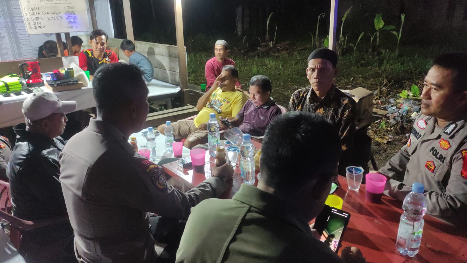 Sat Binmas Polres Rohul Sosialisasi Pemilu Damai