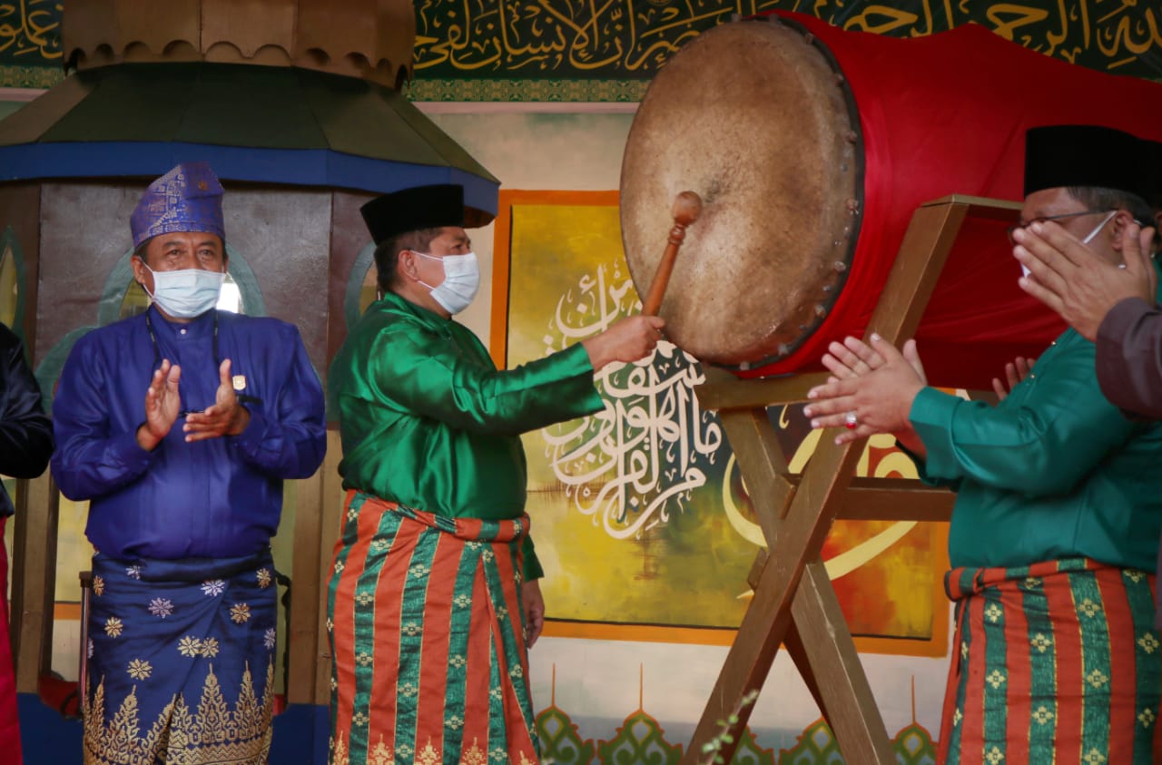 Bupati Siak Alfedri Resmi Buka MTQ Siak ke 20 Tahun 2020 di kecamatan Kandis