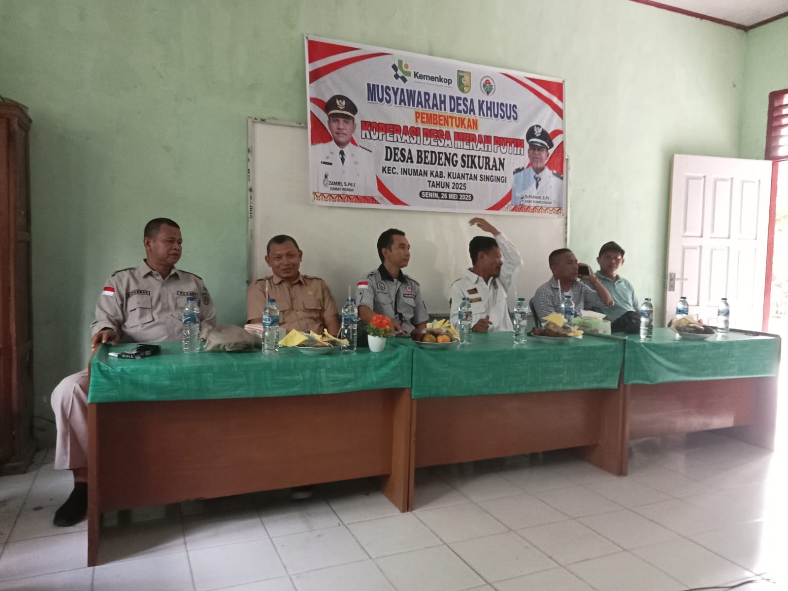 Pembentukan Koperasi Merah Putih di Kecamatan Inuman Ditarget Rampung dalam Dua Hari