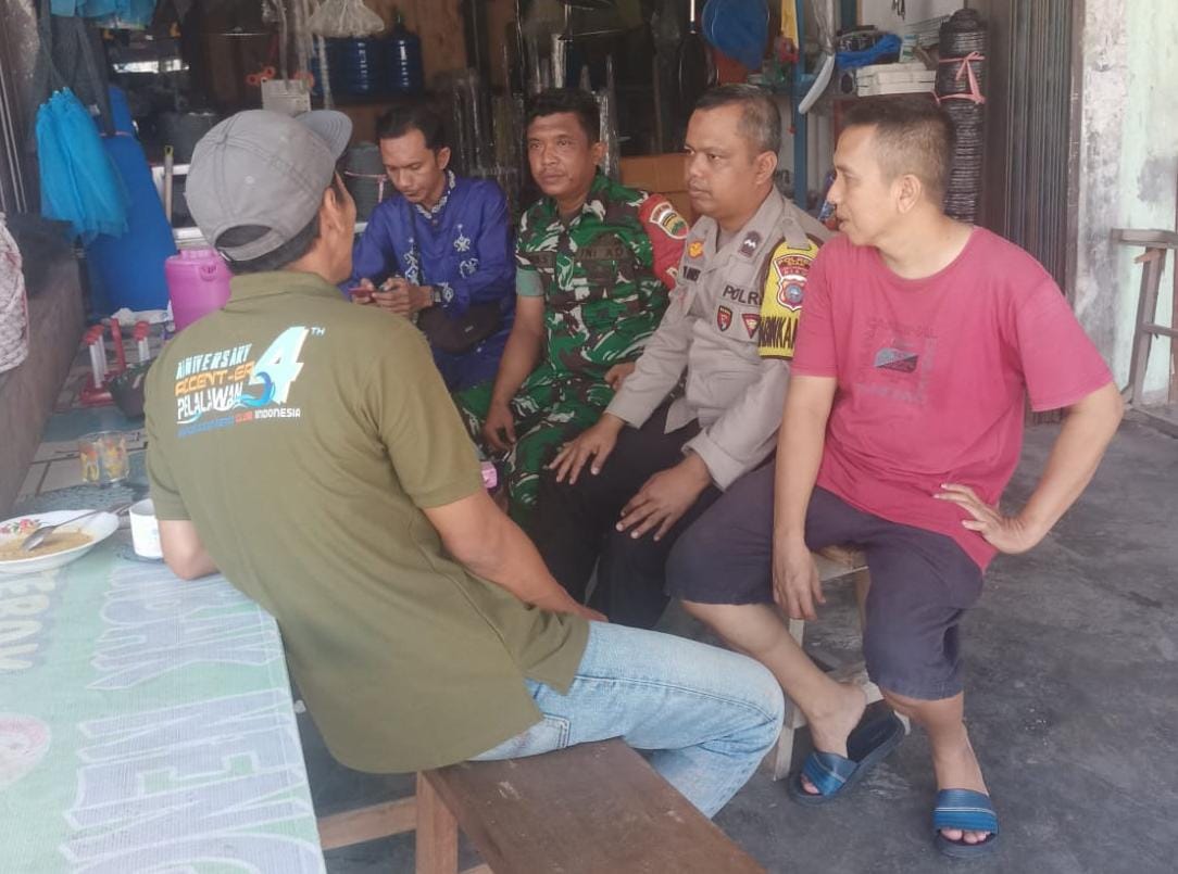 Polsek Lubuk Dalam Gelar Himbauan Kamtibmas di Kampung Rawang Kao Barat untuk Wujudkan Pilkada Damai