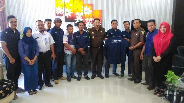 FORWARI Audiensi Dengan Kajari Bengkalis