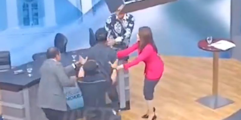 Nyaris Duel, Deddy Sitorus PDIP dan Noel Prabowo Mania saat Debat di TV