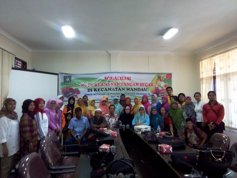 Dinas Ketahanan Pangan Bengkalis Lakukan Sosialisasi Tentang Mutu Pangan