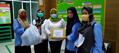Mahasiswa Kukerta UNRI bersama IPKKI Riau salurkan APD Kesejumlah Puskesmas di Pekanbaru