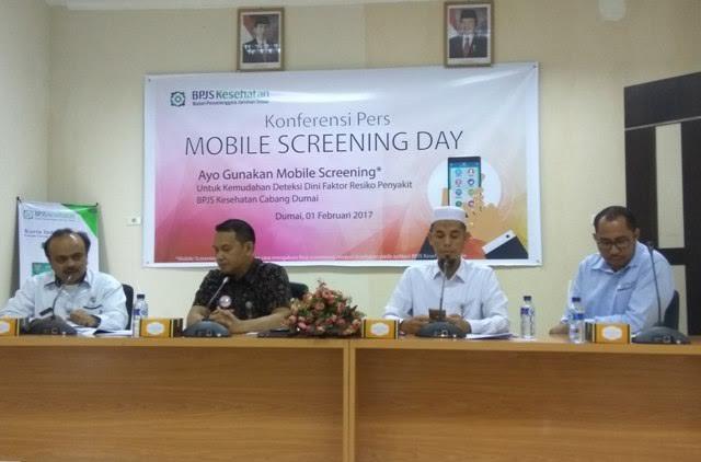 BPJS Kesehatan Dumai Luncurkan Skrining Kesehatan Mobile