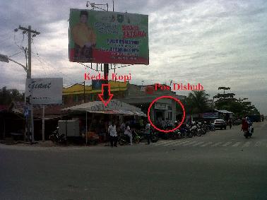Pos Dishub Simpang Panam Tertutup Kedai Kopi