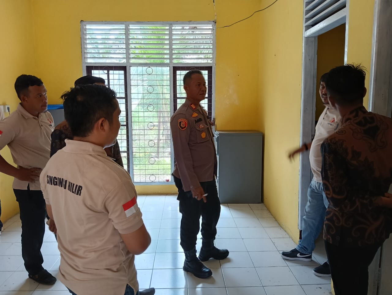 AKP Agus Susanto Koordinasi dengan PPK dan Panwaslu Singingi Hilir untuk Wujudkan Kamtibmas Kondusif