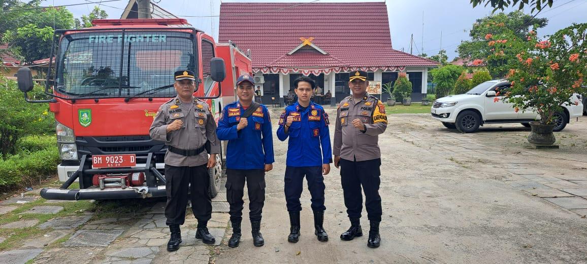 Pamatwil Polda Riau Tinjau Persiapan Rekapitulasi Suara PPK Mandau