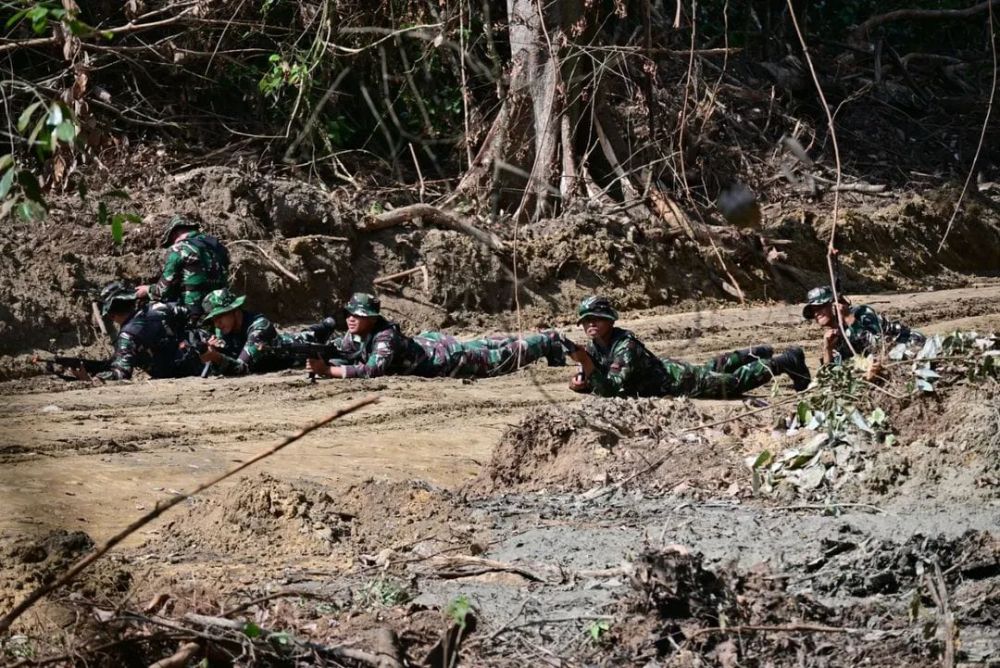Lanud Roesmin Nurjadin Gelar Simulasi Pertahanan Hadapi Ancaman Separatis Bersenjata