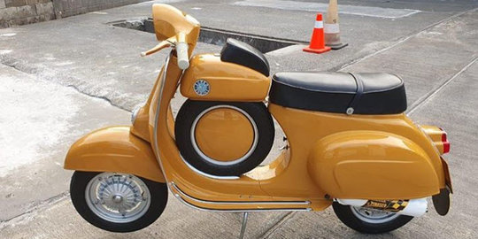Motor Vespa Langka di Indonesia Ini Laku Terjual Rp1 Miliar
