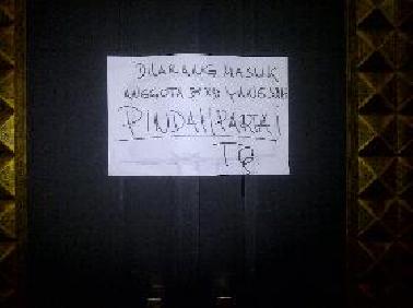 Pelaku Pengrusakan Ruang Fraksi PDS Minta Maaf, Akan Diproses Secara Hukum