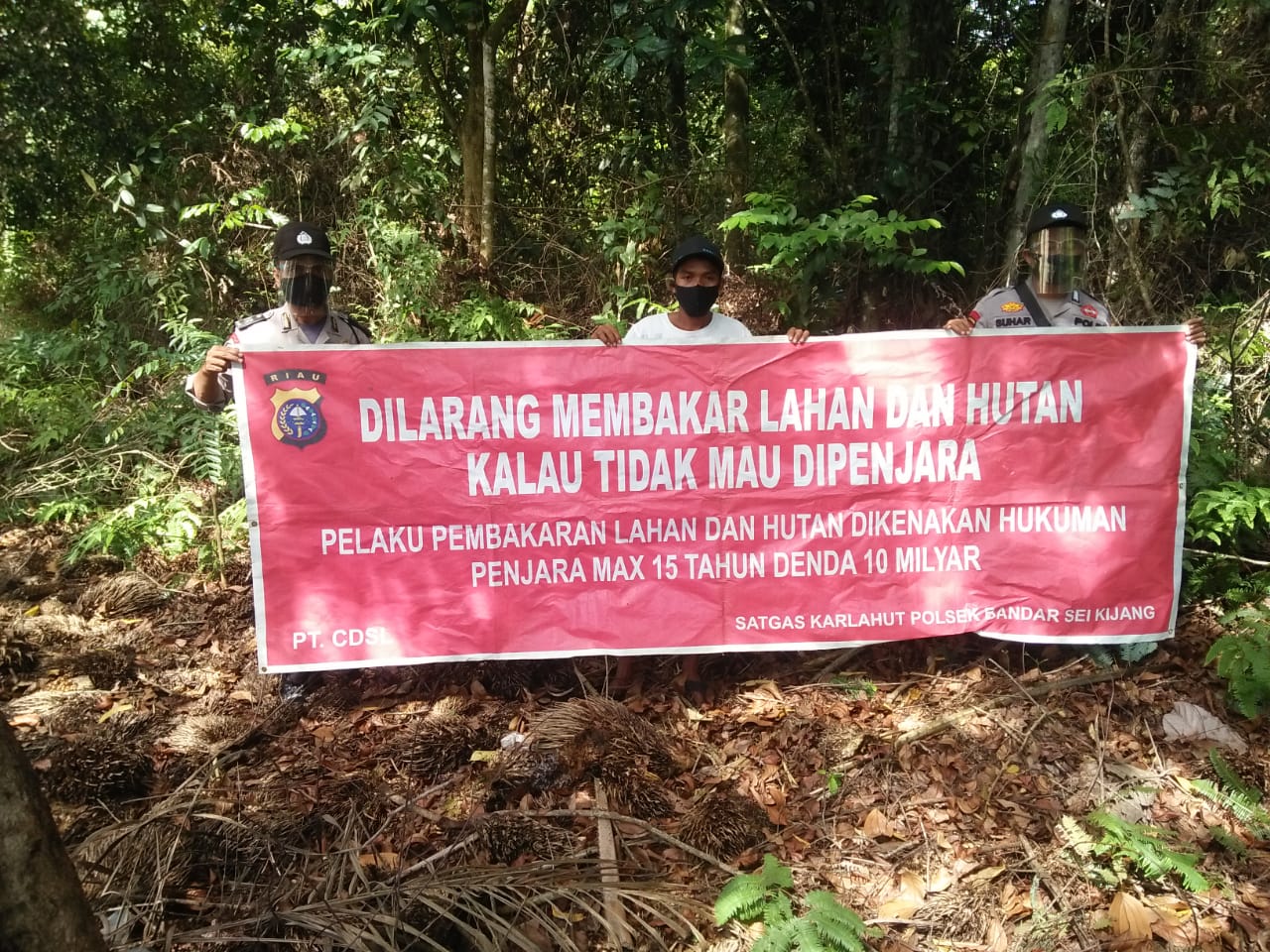 Polsek Bandar Sei Kijang Lakukan Patroli Cegah Karlahut