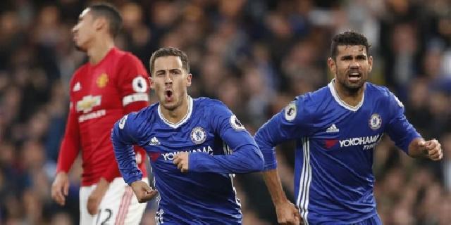 Hasil pertandingan Chelsea vs Manchester United: Skor 4-0